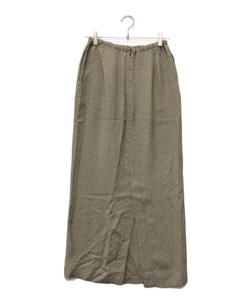 THE SHINZONE（ザ シンゾーン）THE SHINZONE (ザ シンゾーン) KOMON JACQUARD SKIRT ベージュ サイズ:36の古着・服飾アイテム