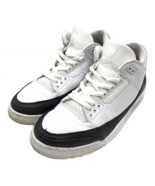 NIKE（ナイキ）の古着「Fragment × Nike Air Jordan 3 "White/Black"」｜ホワイト