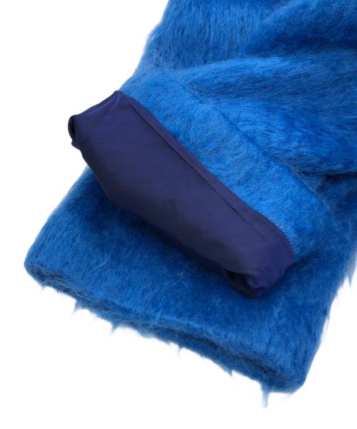 JANE SMITH（ジェーンスミス）JANE SMITH (ジェーンスミス) モヘア混コート ブルー サイズ:36の古着・服飾アイテム