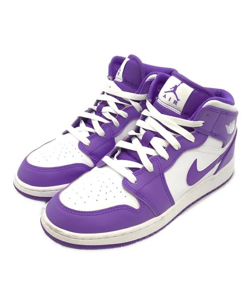 NIKE（ナイキ）NIKE (ナイキ) JORDAN 1 MID GS ラベンダー サイズ:24.5cmの古着・服飾アイテム
