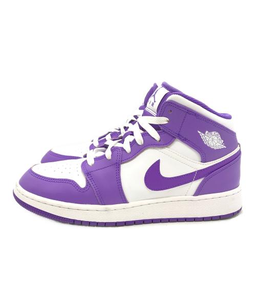 NIKE（ナイキ）NIKE (ナイキ) JORDAN 1 MID GS ラベンダー サイズ:24.5cmの古着・服飾アイテム