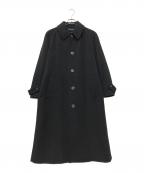 RALPH LAURENラルフローレン）の古着「カシミヤ混メルトンコート」｜ブラック