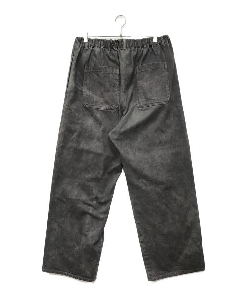 yokosakamoto（ヨウコサカモト）YOKOSAKAMOTO (ヨウコサカモト) ブラックデニムパンツ ブラック サイズ:Lの古着・服飾アイテム