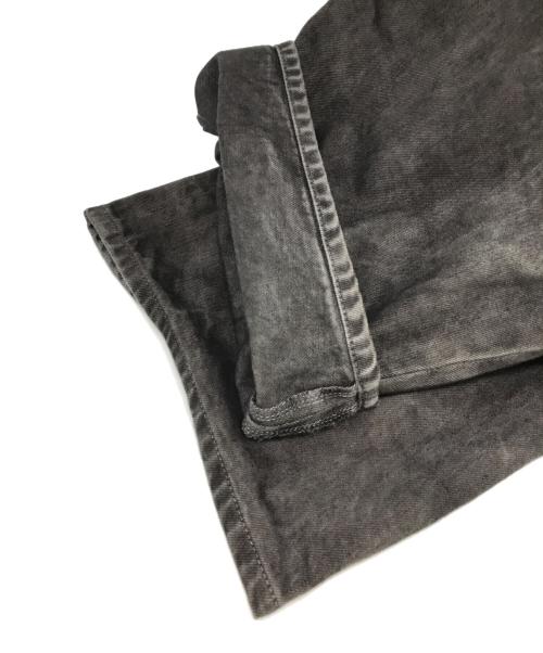 yokosakamoto（ヨウコサカモト）YOKOSAKAMOTO (ヨウコサカモト) ブラックデニムパンツ ブラック サイズ:Lの古着・服飾アイテム