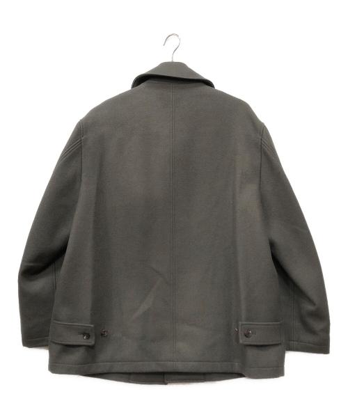 stein（シュタイン）stein (シュタイン) OVERSIZED MELTON LEAN JACKET カーキ サイズ:Sの古着・服飾アイテム