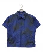 COMME des GARCONS HOMME PLUSコムデギャルソンオムプリュス）の古着「ジップシャツ」｜ネイビー