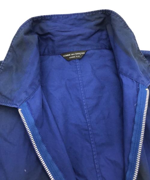 COMME des GARCONS HOMME PLUS（コムデギャルソンオムプリュス）COMME des GARCONS HOMME PLUS (コムデギャルソンオムプリュス) ジップシャツ ネイビー サイズ:下記参照の古着・服飾アイテム