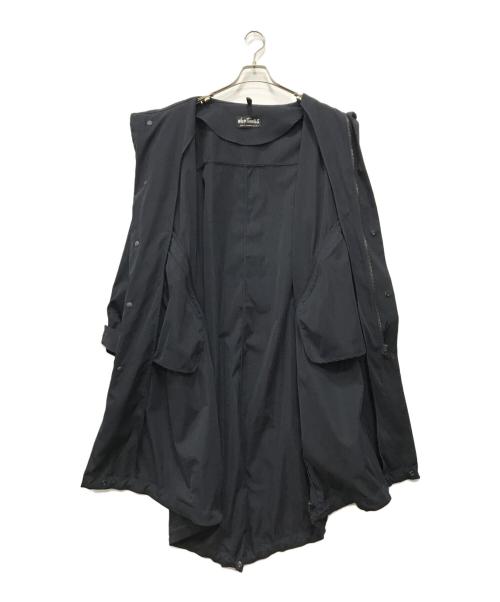 WILD THINGS（ワイルドシングス）WILD THINGS (ワイルドシングス) スタンドカラーロングコート ネイビー サイズ:Fの古着・服飾アイテム