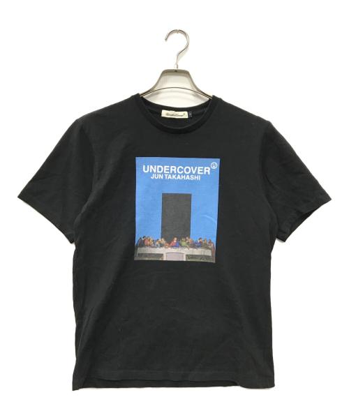 UNDERCOVER（アンダーカバー）UNDERCOVER (アンダーカバー) プリントTシャツ ブラック サイズ:2の古着・服飾アイテム