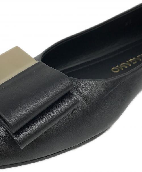 Ferragamo（フェラガモ）Ferragamo (フェラガモ) プラットフォームパンプス ブラック サイズ:6の古着・服飾アイテム