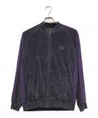 Needlesニードルズ）の古着「ベロアトラックジャケット」｜ネイビー