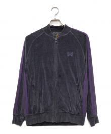 Needles（ニードルズ）の古着「ベロアトラックジャケット」｜ネイビー