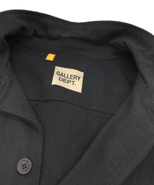 GALLERY DEPT（ギャラリー デプト）GALLERY DEPT (ギャラリー デプト) ファイヤーパターン半袖オープンカラーシャツ ブラック サイズ:Mの古着・服飾アイテム