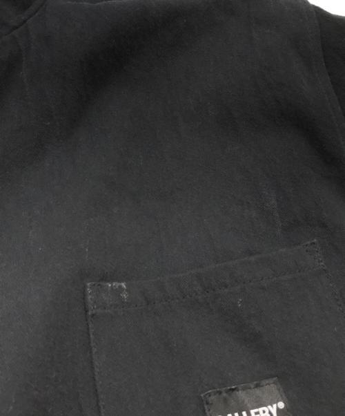 GALLERY DEPT（ギャラリー デプト）GALLERY DEPT (ギャラリー デプト) ファイヤーパターン半袖オープンカラーシャツ ブラック サイズ:Mの古着・服飾アイテム