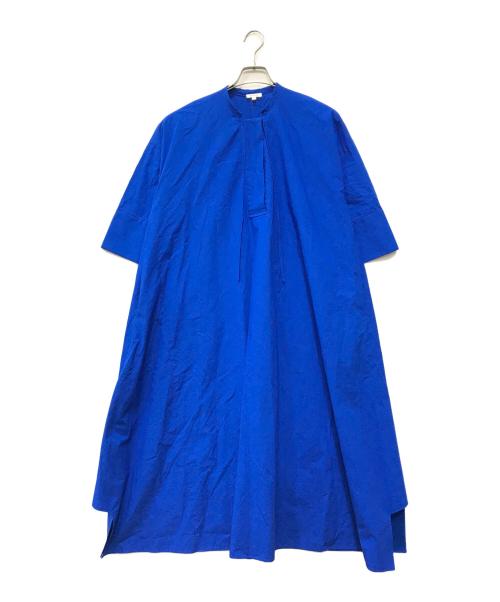 ENFOLD（エンフォルド）ENFOLD (エンフォルド) A-LINE DRESS ブルー サイズ:36の古着・服飾アイテム