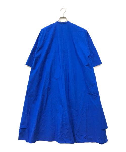 ENFOLD（エンフォルド）ENFOLD (エンフォルド) A-LINE DRESS ブルー サイズ:36の古着・服飾アイテム