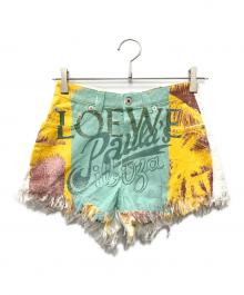 LOEWE（ロエベ）の古着「PALM DENIM SHORTS」｜ホワイト