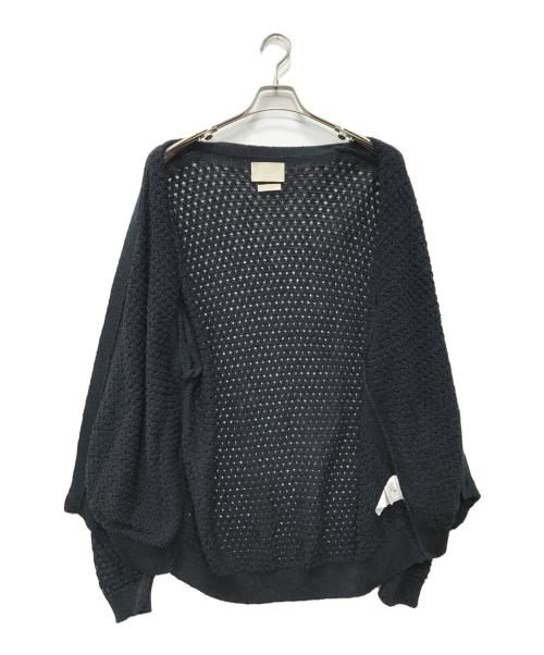 YOKE（ヨーク）YOKE (ヨーク) MESH CARDIGAN ブラック サイズ:2の古着・服飾アイテム