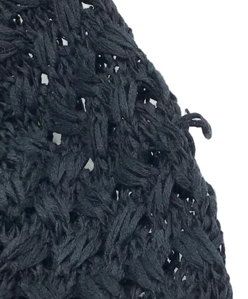 YOKE（ヨーク）YOKE (ヨーク) MESH CARDIGAN ブラック サイズ:2の古着・服飾アイテム