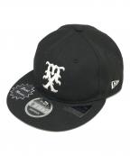 New Era×SAINT MICHAELニューエラ×セントマイケル）の古着「キャップ」｜ブラック