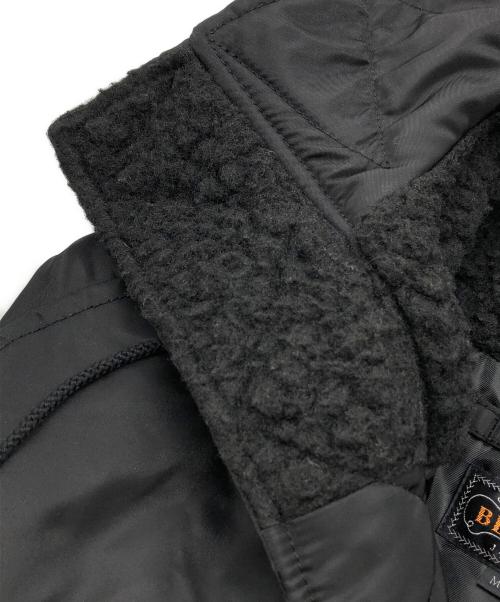 BEAMS PLUS（ビームスプラス）BEAMS PLUS (ビームスプラス) N-3Bダウンタイプコート ブラック サイズ:Mの古着・服飾アイテム