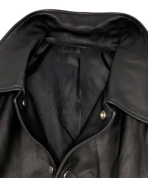 STUDIOUS（ステュディオス）STUDIOUS (ステュディオス) ラムレザージャケット ブラック サイズ:2の古着・服飾アイテム