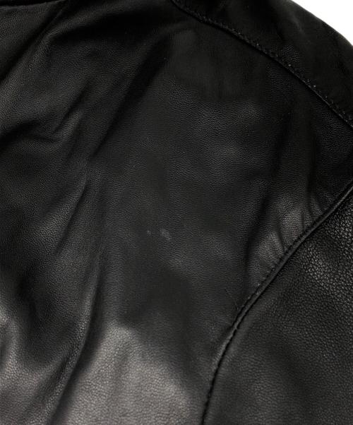 STUDIOUS（ステュディオス）STUDIOUS (ステュディオス) ラムレザージャケット ブラック サイズ:2の古着・服飾アイテム