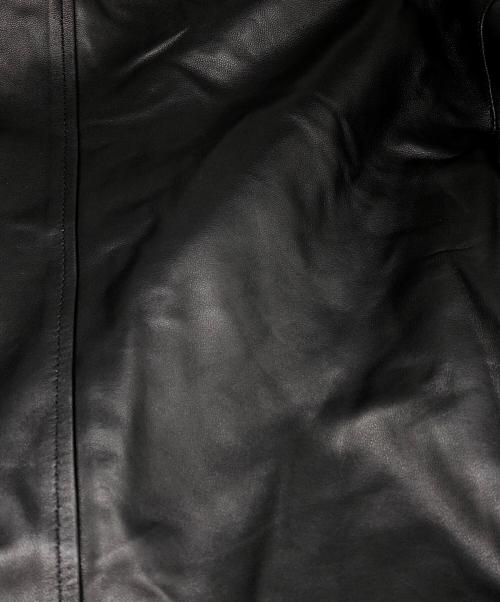 STUDIOUS（ステュディオス）STUDIOUS (ステュディオス) ラムレザージャケット ブラック サイズ:2の古着・服飾アイテム