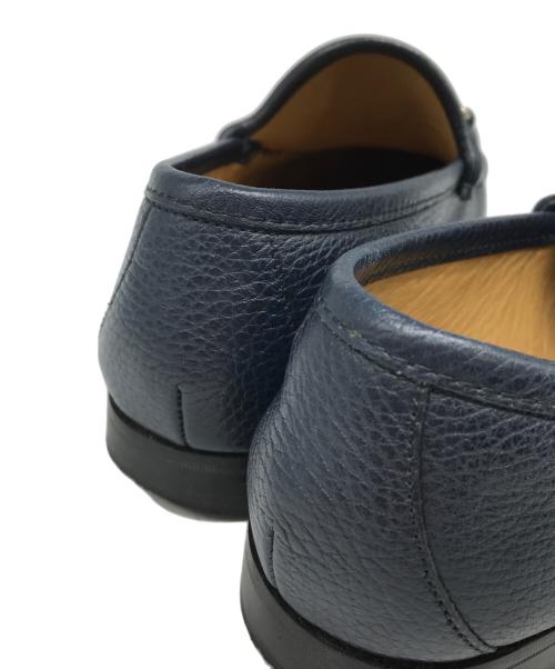 GUCCI（グッチ）GUCCI (グッチ) ビットローファー ネイビー サイズ:5の古着・服飾アイテム