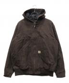 CarHarttカーハート）の古着「WASHED DUCK INSULATED ACTIVE JACKET」｜ブラウン
