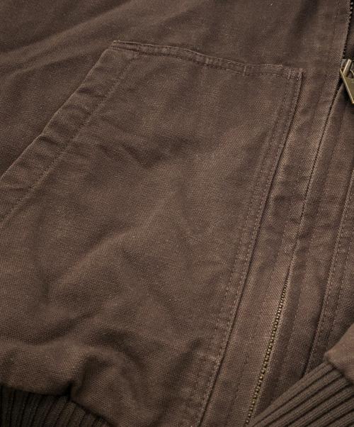 CarHartt（カーハート）CarHartt (カーハート) WASHED DUCK INSULATED ACTIVE JACKET ブラウン サイズ:XLの古着・服飾アイテム
