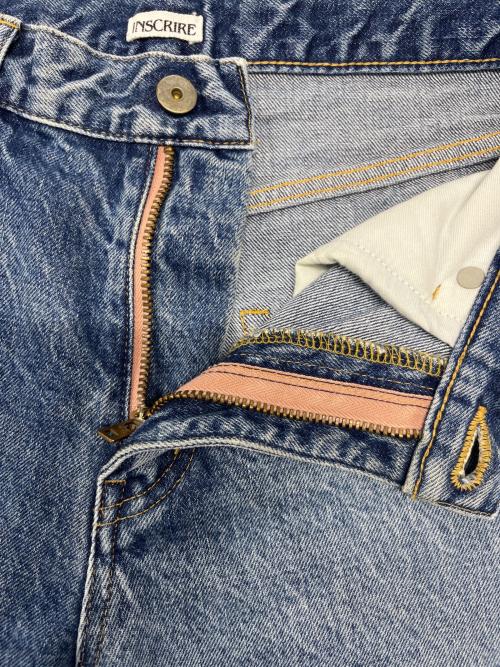 INSCRIRE（アンスクリア）INSCRIRE (アンスクリア) Tight Fit Straight Denim インディゴ サイズ:38の古着・服飾アイテム