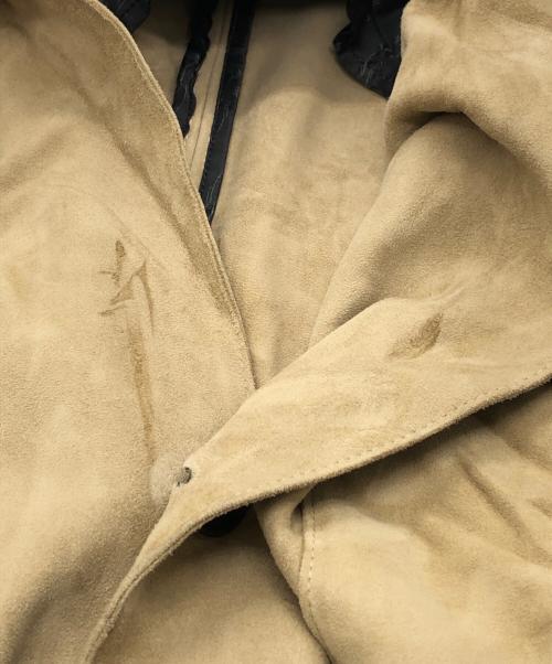 EMMETI（エンメティ）EMMETI (エンメティ) スウェードテーラードジャケット ベージュ サイズ:Lの古着・服飾アイテム