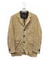 EMMETI（エンメティ）の古着「スウェードテーラードジャケット」｜ベージュ