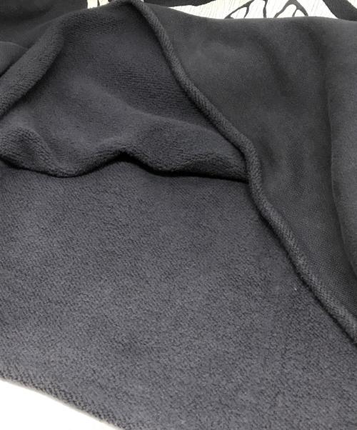 SAINT MICHAEL（セントマイケル）SAINT MICHAEL (セントマイケル) ボーンプリントプルオーバーパーカー ブラック サイズ:XLの古着・服飾アイテム