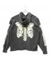 SAINT MICHAEL (セントマイケル) ボーンプリントプルオーバーパーカー ブラック サイズ:XL：40000円