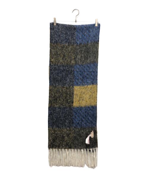 MARNI（マルニ）MARNI (マルニ) 大判アルパカマフラー ネイビー サイズ:下記参照の古着・服飾アイテム