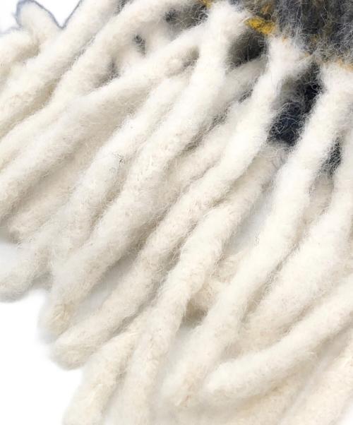 MARNI（マルニ）MARNI (マルニ) 大判アルパカマフラー ネイビー サイズ:下記参照の古着・服飾アイテム