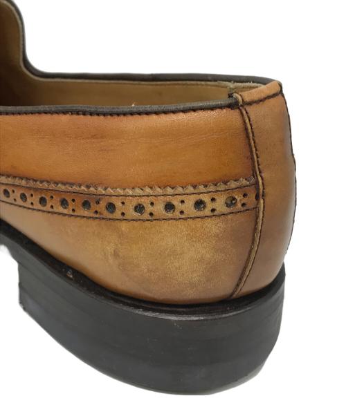 berwick（バーウィック）berwick (バーウィック) ウイングチップタッセルローファー ブラウン サイズ:6 1/2の古着・服飾アイテム