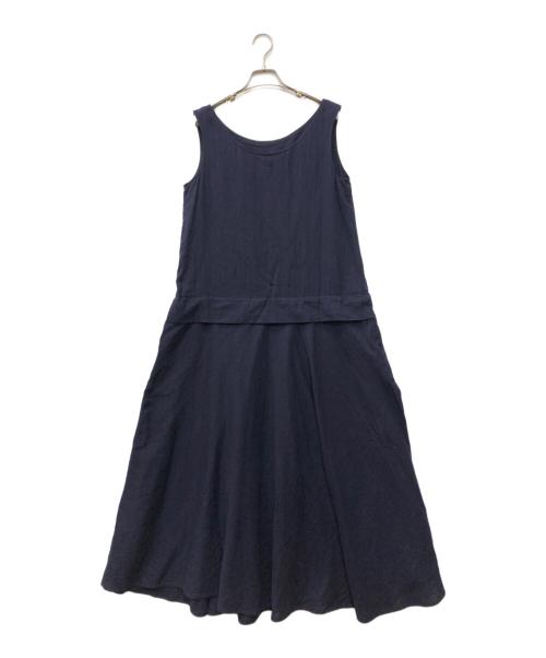 Y's（ワイズ）Y's (ワイズ) ノースリーブワンピース ネイビー サイズ:2の古着・服飾アイテム