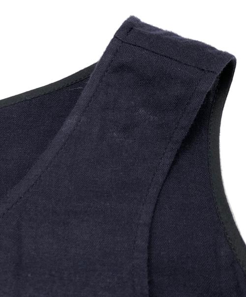 Y's（ワイズ）Y's (ワイズ) ノースリーブワンピース ネイビー サイズ:2の古着・服飾アイテム