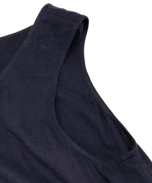 Y's（ワイズ）Y's (ワイズ) ノースリーブワンピース ネイビー サイズ:2の古着・服飾アイテム