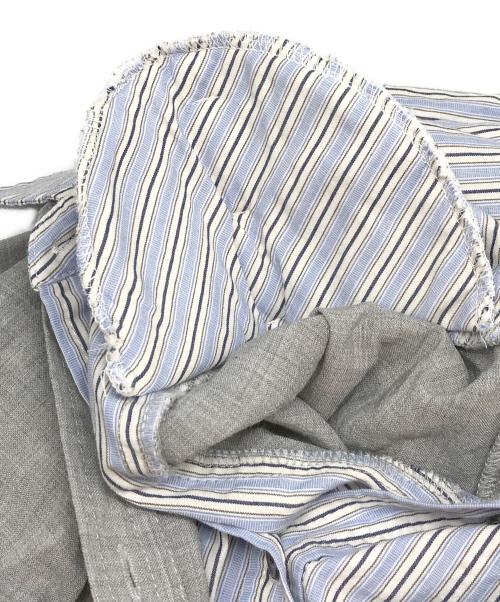 PRANK PROJECT（プランクプロジェクト）PRANK PROJECT (プランクプロジェクト) Stripe Layered Shirt ネイビー サイズ:FREEの古着・服飾アイテム