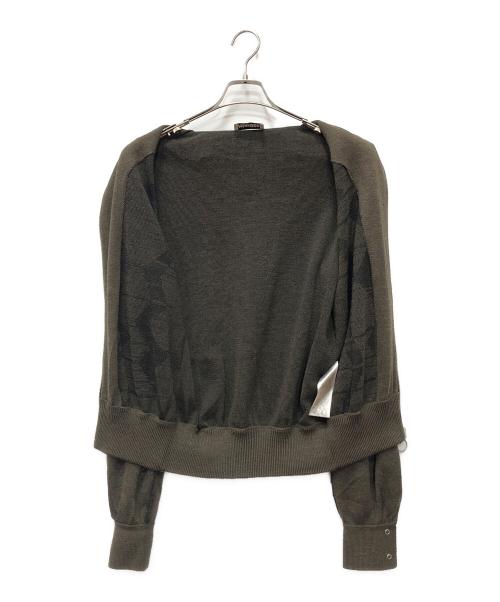 MAGLIANO（マリアーノ）MAGLIANO (マリアーノ) ZIG ZAG KNITED SHIRT オリーブ サイズ:Sの古着・服飾アイテム