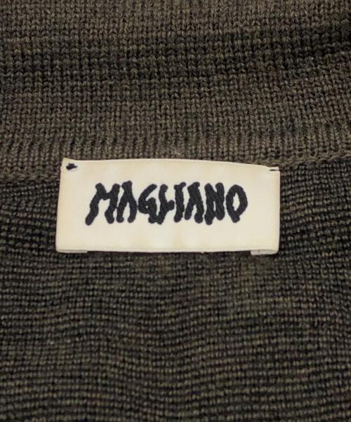 MAGLIANO（マリアーノ）MAGLIANO (マリアーノ) ZIG ZAG KNITED SHIRT オリーブ サイズ:Sの古着・服飾アイテム