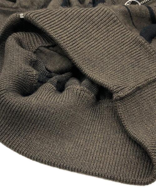 MAGLIANO（マリアーノ）MAGLIANO (マリアーノ) ZIG ZAG KNITED SHIRT オリーブ サイズ:Sの古着・服飾アイテム