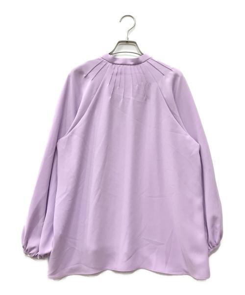 theory luxe（セオリーリュクス）theory luxe (セオリーリュクス) Marvine Camila Blouse パープル サイズ:40の古着・服飾アイテム