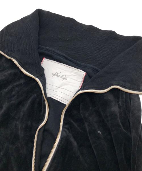 barbell object（バーベルオブジェクト）barbell object (バーベルオブジェクト) ベロアジャケット ブラック サイズ:Fの古着・服飾アイテム