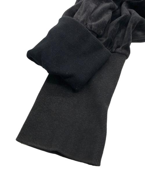 barbell object（バーベルオブジェクト）barbell object (バーベルオブジェクト) ベロアジャケット ブラック サイズ:Fの古着・服飾アイテム