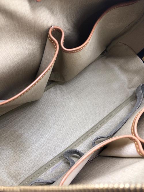 LOUIS VUITTON（ルイ ヴィトン）LOUIS VUITTON (ルイ ヴィトン) ドーヴィル(ボーリングヴァニティ) モノグラム ハンドバッグ ブラウンの古着・服飾アイテム